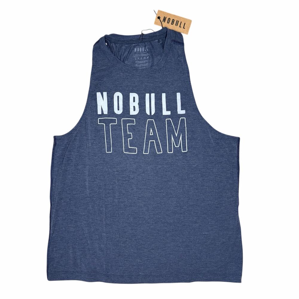 NWT NOBULL Womenโs Team Tank Top Navy Blue Size M